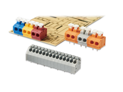 彈簧式印刷電路板型端子臺(tái)